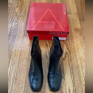 Aerosoles black booties